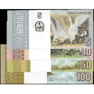Angola. 2012 - 5 10 50 100 Kwanzas - 4 Piece Set