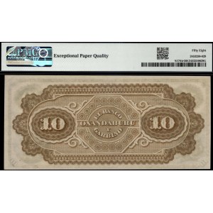 Argentina. 1869 10 Pesos Fuertes - Banco Oxandaburu y Garbino