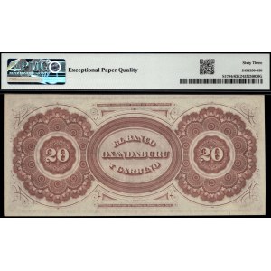 Argentina. 1869 20 Pesos Fuertes - Banco Oxandaburu y Garbino