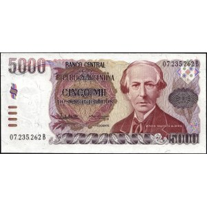 Argentina. 1984 5000 Pesos