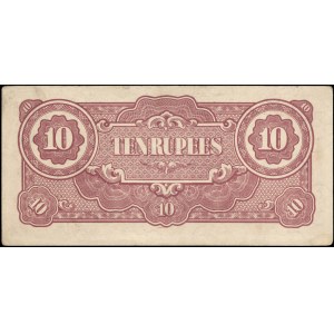 Myanmar. 10 Rupees 1942 Japanese Govt Prefix BA