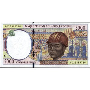 Congo. 2000 - 5000 Francs - Bank of Central African States