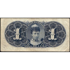 Cuba. 1896 1 Peso