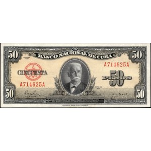 Cuba. 1950 50 Pesos