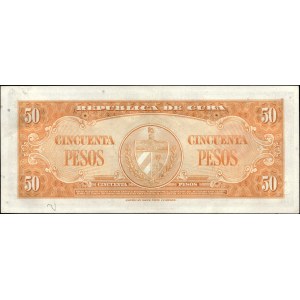 Cuba. 1950 50 Pesos