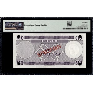 Fiji. 1974 10 Dollars - Specimen
