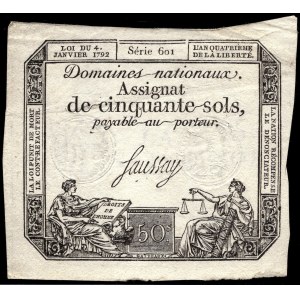France. 1795 50 Sols - French Revolution