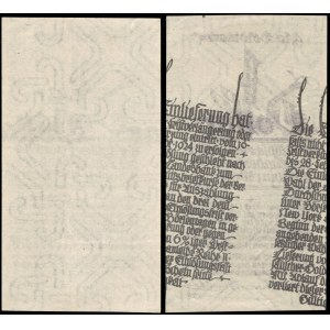 Germany. 1923 Münster 4,20 Goldmark 1 Dollar - Uniface & Error Off Center Reverse Print