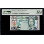 Gibraltar. 2000 5 Pounds - Low S/N 75