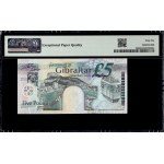 Gibraltar. 2000 5 Pounds - Low S/N 75