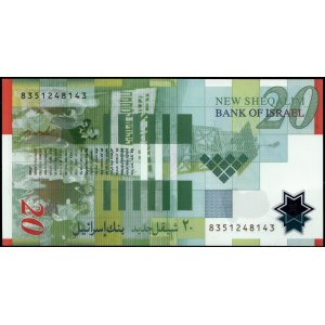 Israel. 2008 20 Shekels - Polymer