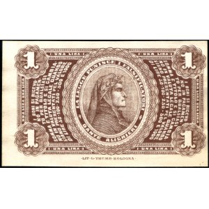 Italy. 1870 1 Lire - Banca Toscana