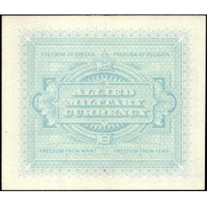 Italy. 1943 1 Lira - Allied Military Currency