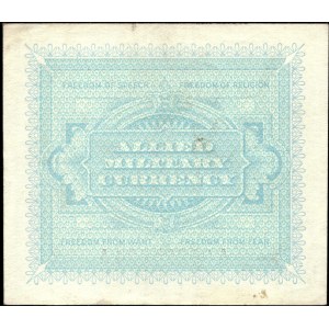 Italy. 1943 5 Lire - Allied Military Currency