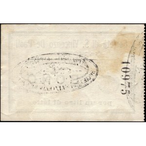 Italy. 1945 Food Voucher - Società di S. Vincenzo De' Paoli Modena