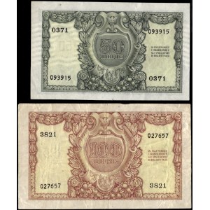Italy. 1951 50 & 100 Lire