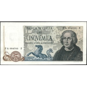 Italy. 1971 5000 Lire
