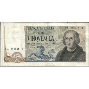 Italy. 1973 5000 Lire