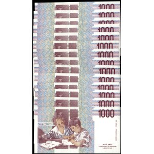 Italy. 1990 1000 Lire - 14 Pieces