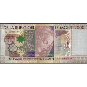 Italy. 2019 Leonardo Da Vinci Fantasy Issue - De La Rue Giori