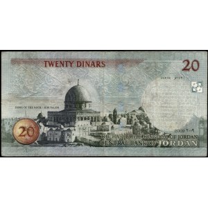 Jordan. 2002 20 Dinars