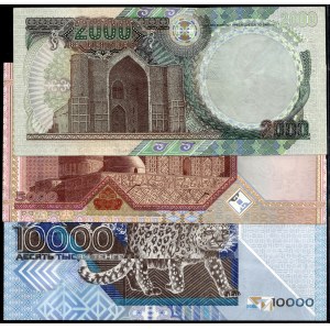 Kazakhstan. 2000-2003 - 2000 5000 10000 Tenge - 3 Piece Set