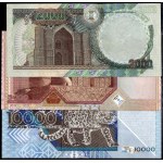 Kazakhstan. 2000-2003 - 2000 5000 10000 Tenge - 3 Piece Set
