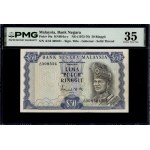 Malaysia. 1972-76 50 Ringgit