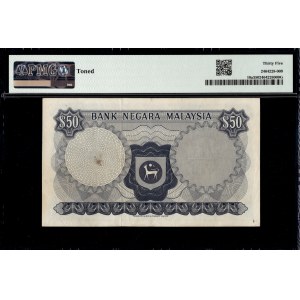 Malaysia. 1972-76 50 Ringgit