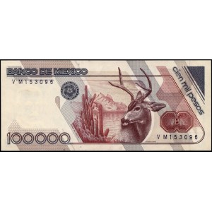 Mexico. 1988 100000 Pesos Serie U