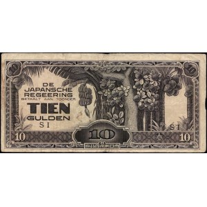 Netherlands East Indies. 1942 10 Gulden - Japanese Occupation