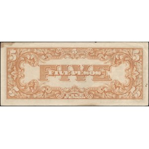 Philippines. 1943 5 Pesos Japanese Occupation