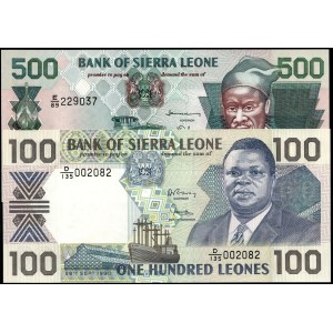 Sierra Leone. 1990 - 100 & 500 Leones