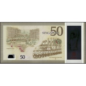 Singapore. 50 Dollars 2015