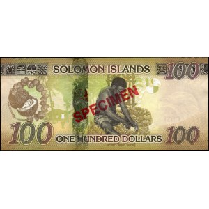 Solomon Islands. 2022 100 Dollars Specimen Prefix A/7