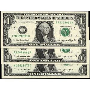 United States of America. 2006 2009 2013 1 Dollar - 3 Pieces
