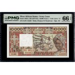 West African States. Ivory Coast 1977-92 10000 Francs - Sign 21
