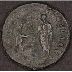 Rome. Adrian Sesterce. Rome AD 134-138
