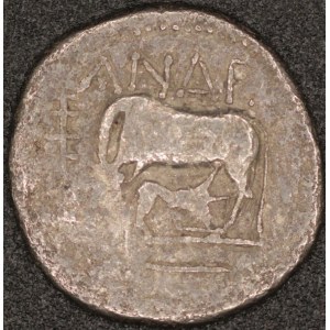 Rome. Illyria, Drachm, ca. 80/70-48 BC, Apollonia Silver