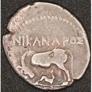 Rome. Illyria, Drachm, ca. 80/70-48 BC, Apollonia Silver