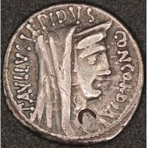 Rome. L. Aemilius Lepidus Paullus 62 BCE. Silver denarius