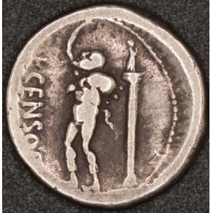 Rome. L. Censorinus AR Denarius. Rome, 82 BCE Silver