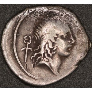 Rome. M. Plaetorius M.f. Cestianus. 57 BC. AR Denarius. Rome mint. Silver