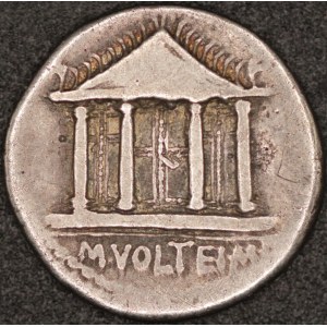 Rome. Volteia. Denarius. Roma 78 AD Silver