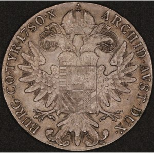 Austria. 1780 (after 1956) 1 Maria Theresa Thaler Silver
