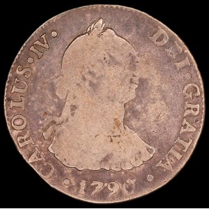 Bolivia. 1790 4 Reales PTS Potosi Silver