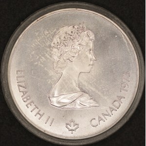 Canada. 1976 5 Dollars Olympics Silver