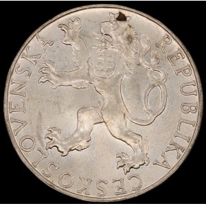 Czechoslovakia. 1948 50 Korun - Prague Uprising - Silver