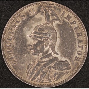 German East Africa. 1891 1/2 Rupie Silver