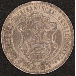 German East Africa. 1891 1/2 Rupie Silver